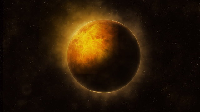 A high definition clip of an exploding Earth.