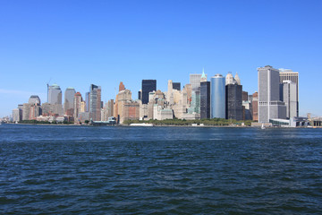 Fototapeta na wymiar Dolny Manhattan Skyline, New York City