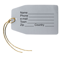 Tag label