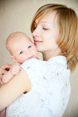 mother with newborn baby