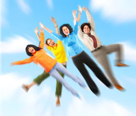 Happy people