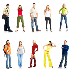 Fototapeta premium young people
