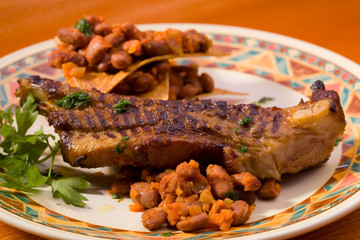 Mexican traditional dinner