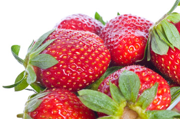Strawberries isolated