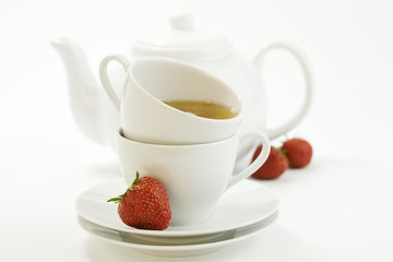 tea time whith strawberry