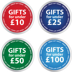 Gift Giving Ideas Icons