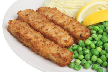 Fish Fingers and Mash