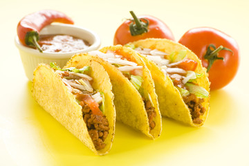 delicious taco, mexican food