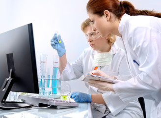 scientists working at the laboratory