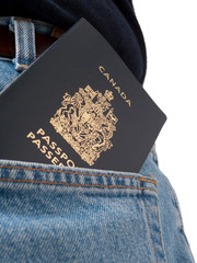 Back Pocket Series - Passport in pocket