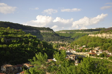 Fototapeta na wymiar Panoramic view of Veliko Tarnovo,Bulgaria