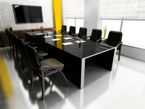 Modern room for meetings