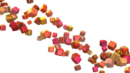 colored moving boxes