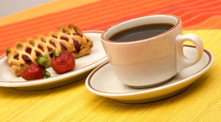 breakfast and coffee