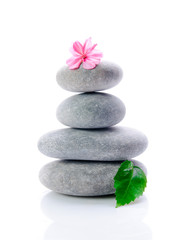 Fototapeta na wymiar Massage gray stones