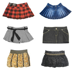 collection of mini skirt