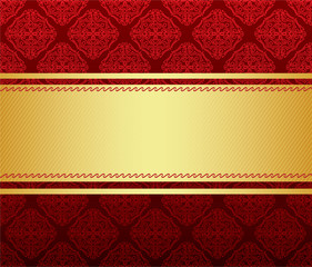 Red background