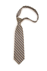 Neck tie isolated on the white background