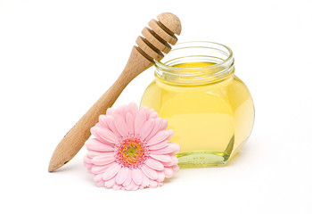 honey and pink gerber