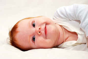 Smiling infant