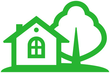 Country house vector illustration