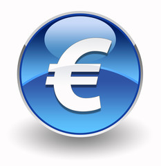 Euro glossy icon