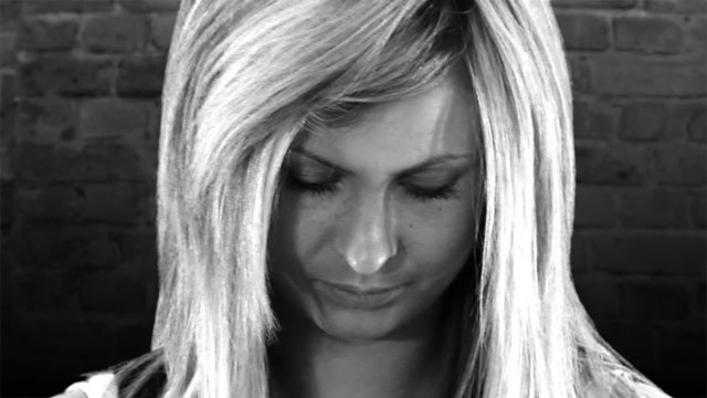 Young depressed woman