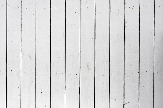 Fototapeta White fence background