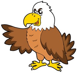 Cartoon eagle