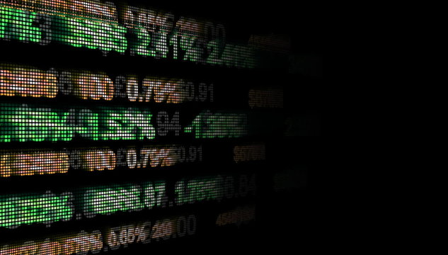 Stock market footage