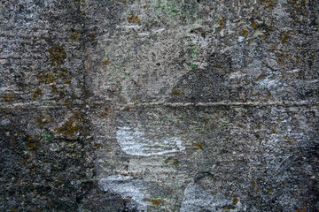 fragment of concrete wall