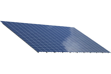 Solarpanel freigestellt