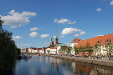 Naklejka premium Lübeck - Obertrave
