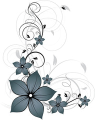 Floral abstraction for design.