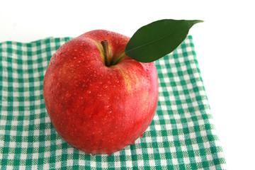 red apple
