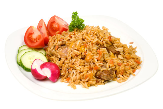 Plate of pilaf.