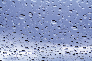 Blue Rain Drops