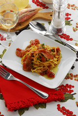 Tagliolini con le triglie - Primi piatti della cucina italiana