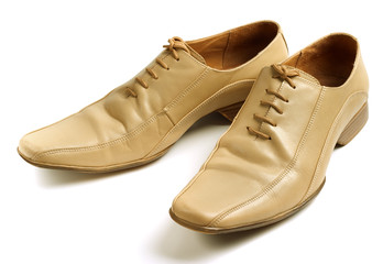 Mans beige shoes