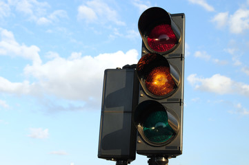 Traffic light.
