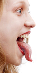 Cheeky tongue © Olena Vasylkova