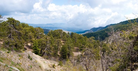 Panorama Mountain Wildlife Mediterranean