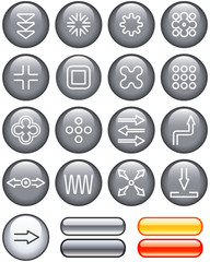 Abstract Icons Set (Vector)