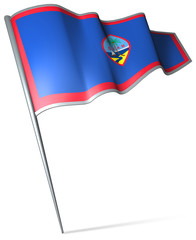 Flag pin - Guam