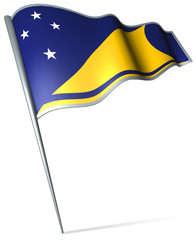 Flag pin - Tokelau