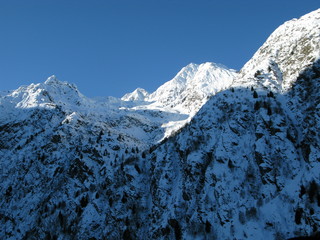 snow mountains