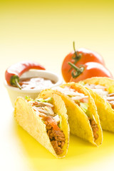 delicious taco, mexican food