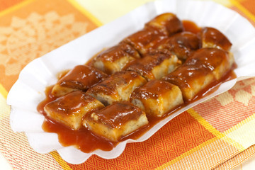 Bratwurst mit Ketchup