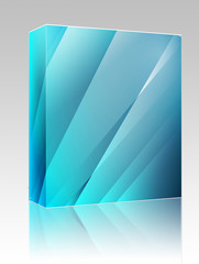 Angular crystal abstract design box package