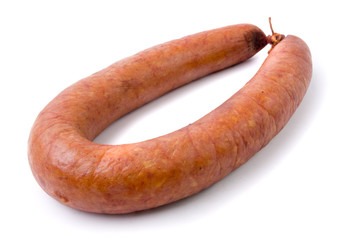 sausage isolated on white